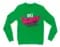 Dei Segappu Sattai Men/Unisex Long Sleeve Sweatshirt in Irish Green Color